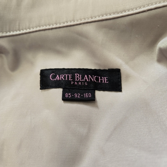 Carte Blanche Paris Muted Gold Lightweight Utility Jacket. Size Medium - Picture 13 of 16